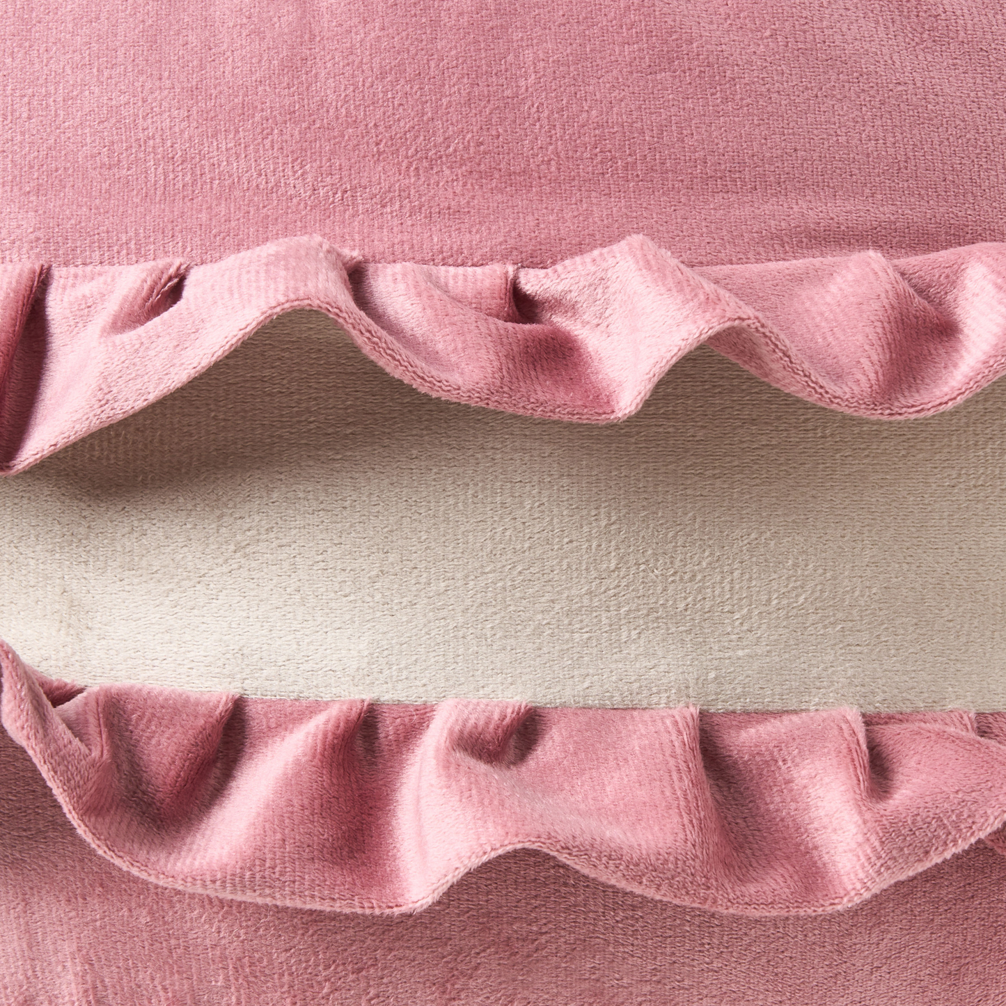 Macaron Pink Pouffe 50 x 50 x 30cm Soft Velvet