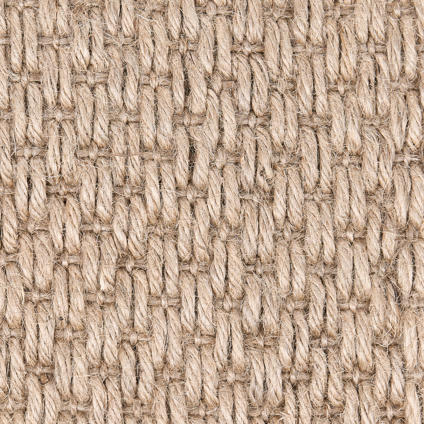 Jute Runner Rug 80 x 300 Light Beige Braided Rustic