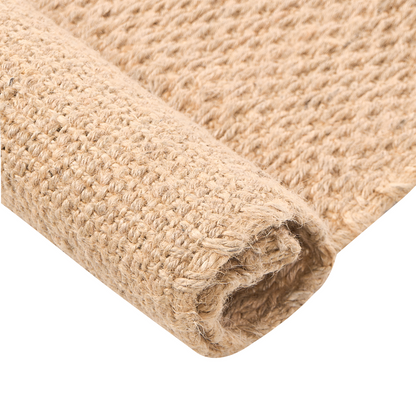 Beige Jute Runner Rug 80 x 300cm Braided Rustic Hallway Bedroom Natural Floor Runner