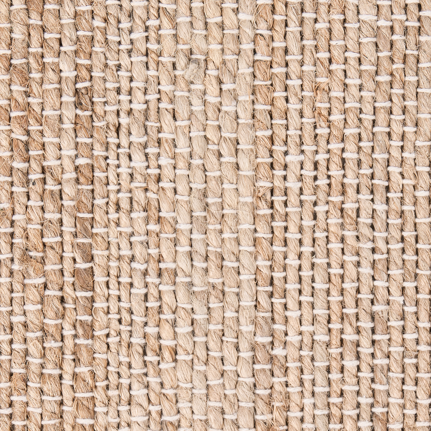 Runner Rug Beige And Green Jute 80 x 300cm Woven Rustic Hallway