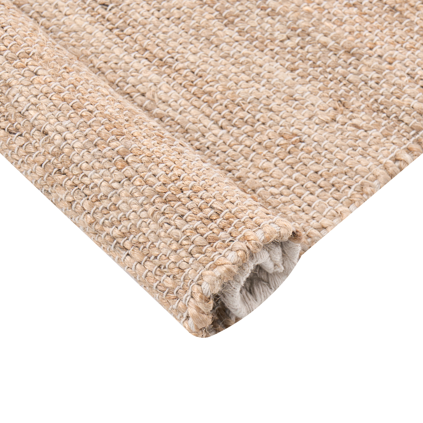 Runner Rug Light Beige Jute 80 x 300cm