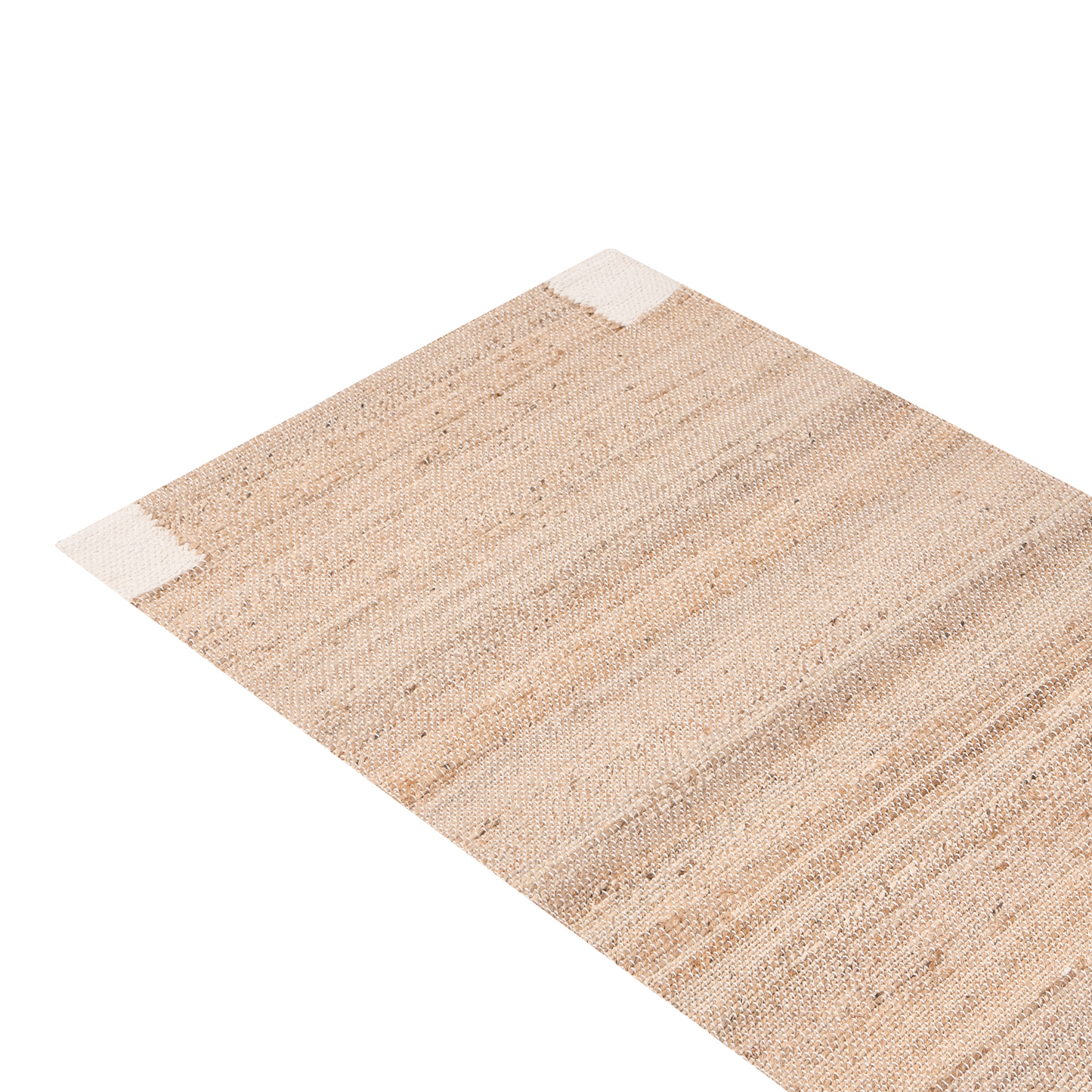 Runner Rug Light Beige Jute 80 x 300cm
