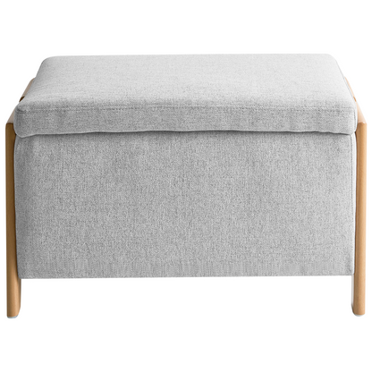 Sofa and Bench Set With Sleep Function and Iron Legs