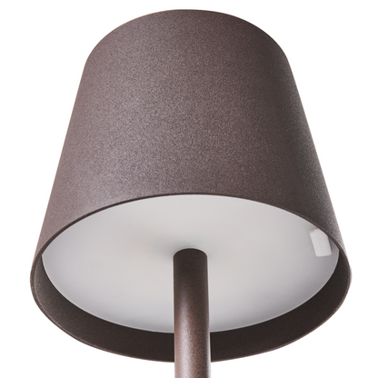 Table Lamp Brown Aluminium Indoor Outdoor Touch Switch USB