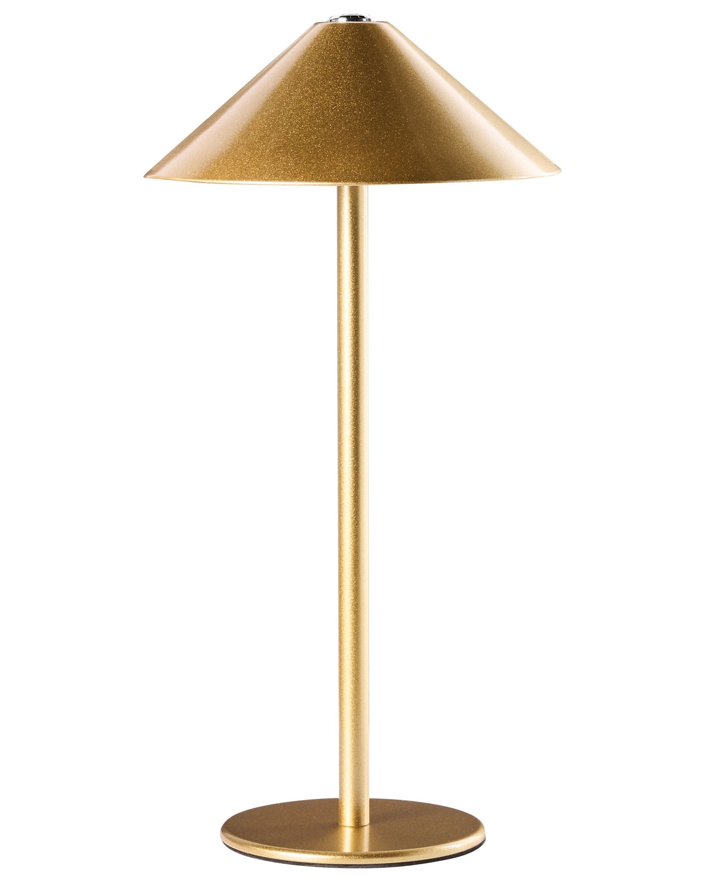 Wireless Table Lamp Gold USB C Port Rechargeable