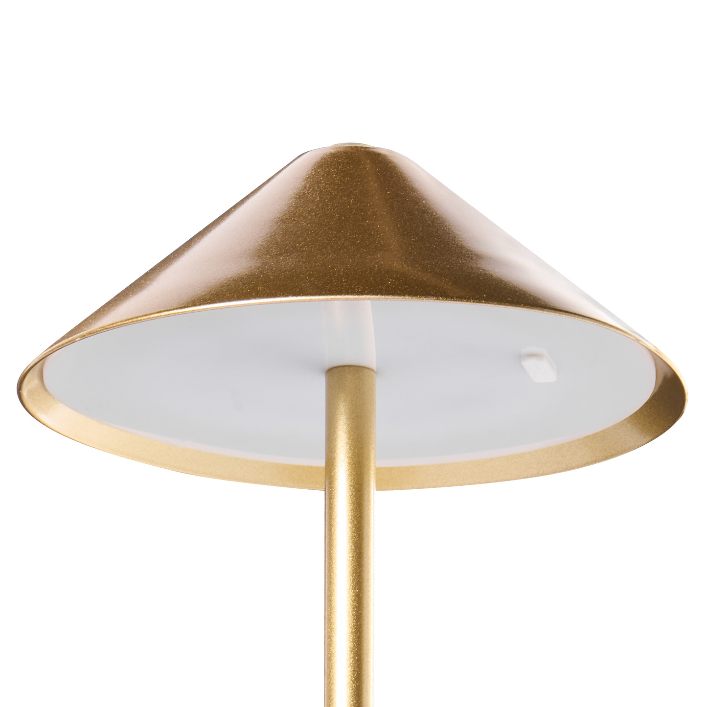 Wireless Table Lamp Gold USB C Port Rechargeable
