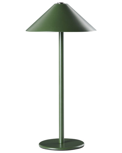 Wireless Table Lamp Green USB C Rechargeable