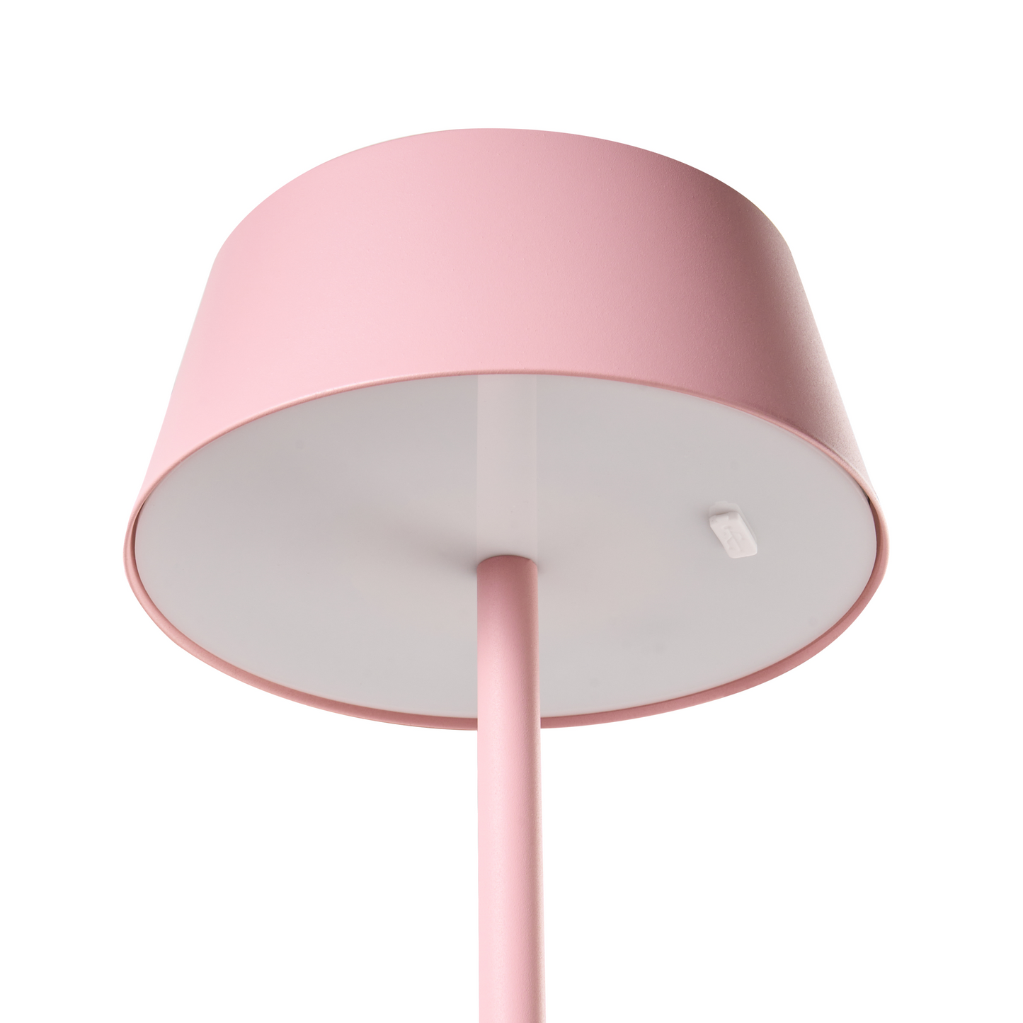 Pink Metal Wireless Table Lamp USB C Rechargeable