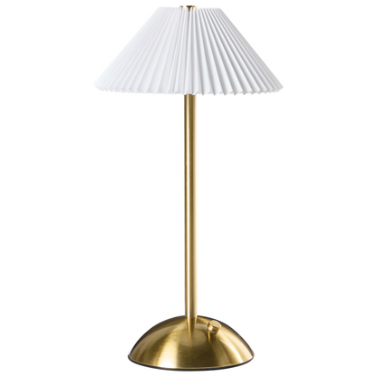 Lux Gold Set of 2 Wireless Table LED Lamps with USB C Port Rechargeable Indoor Outdoor