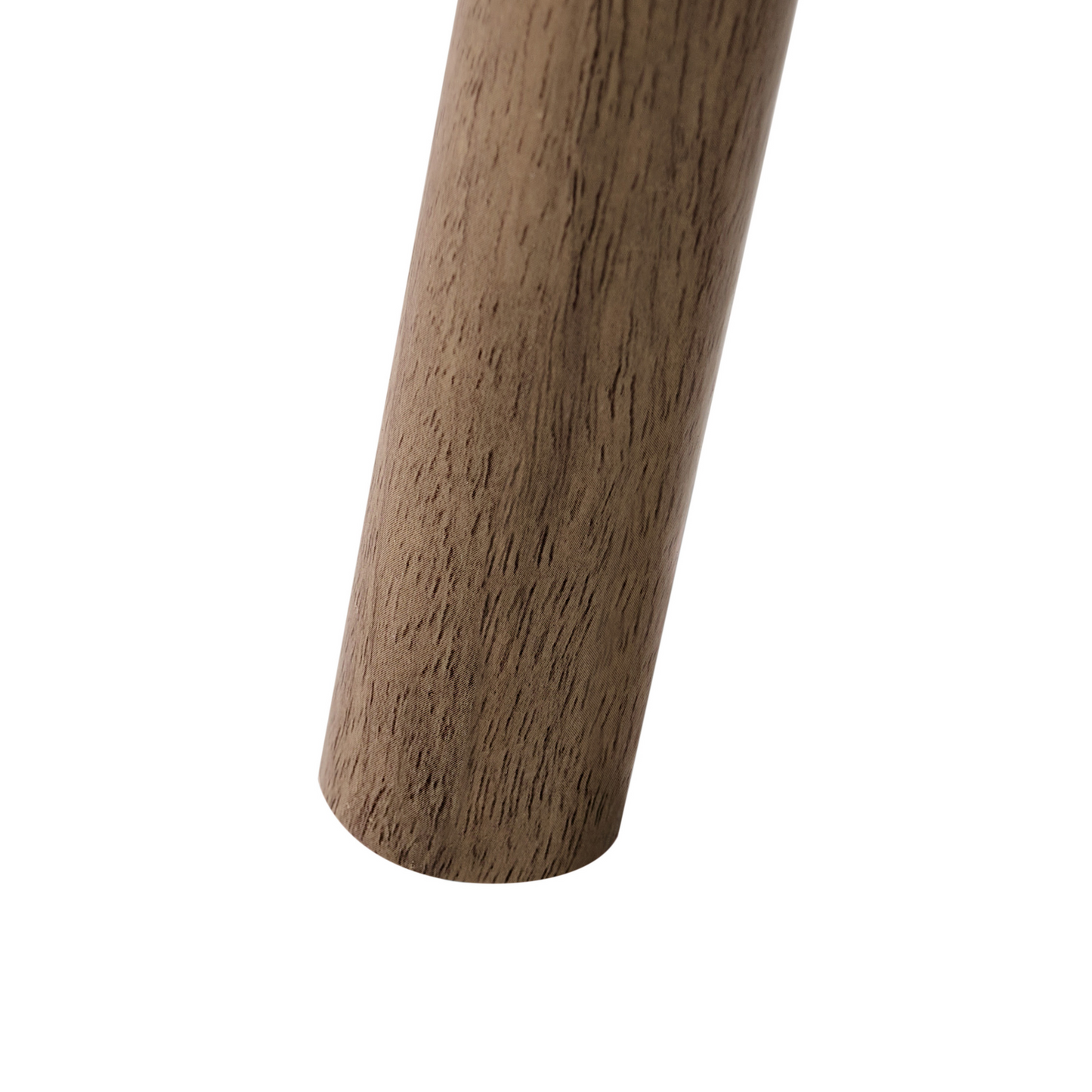 NordicNest Bedside Table Two Drawers Light Brown MDF Pine Wood Legs