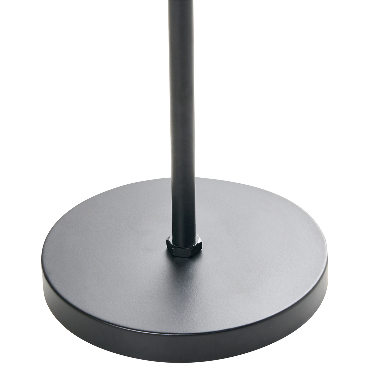 Solar Floor Lamp Brown Iron Base LED Garden Efficient