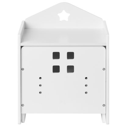 BrandName White MDF Chalkboard Montessori Desk And Chair Set For Kids Room Scandinavian Design