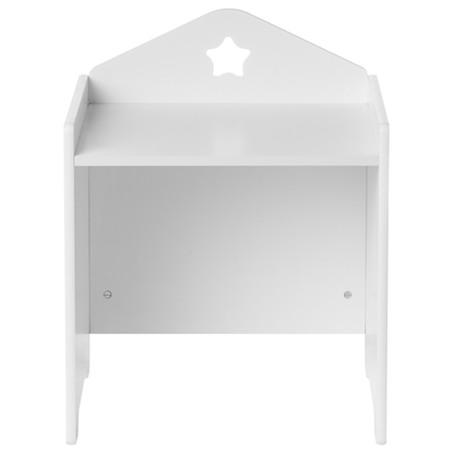 BrandName White MDF Chalkboard Montessori Desk And Chair Set For Kids Room Scandinavian Design