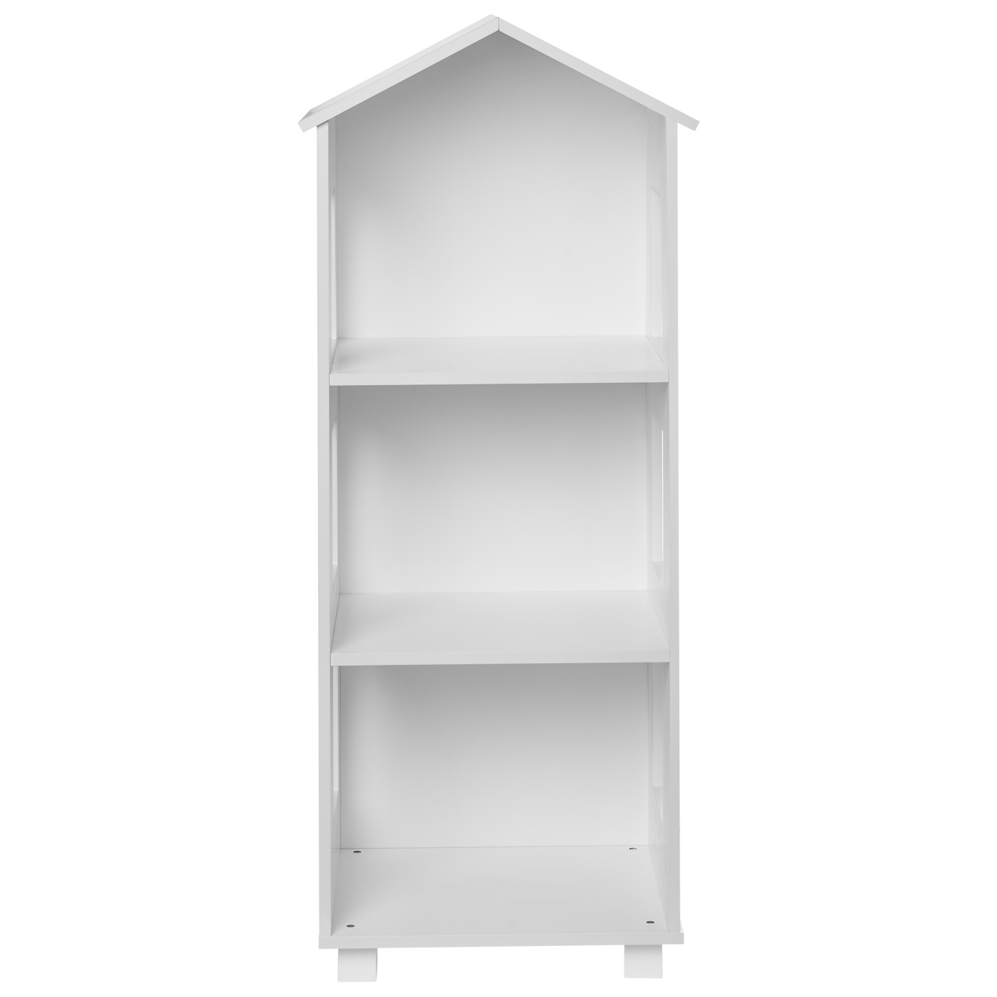 BrightNest Kids Bookshelf 3 Tier White MDF Scandinavian Style