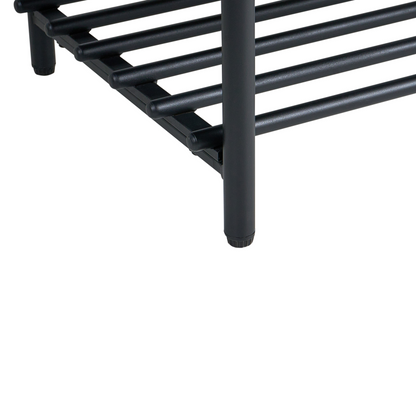 Golden Lift-Top Storage Bench With Water-Repellent Metal Legs