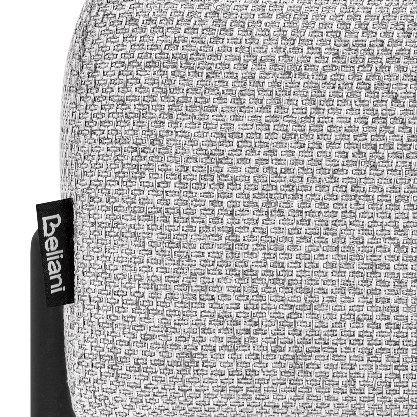 Storage Bench Light Grey Fabric Water Repellent Metal Lift Top