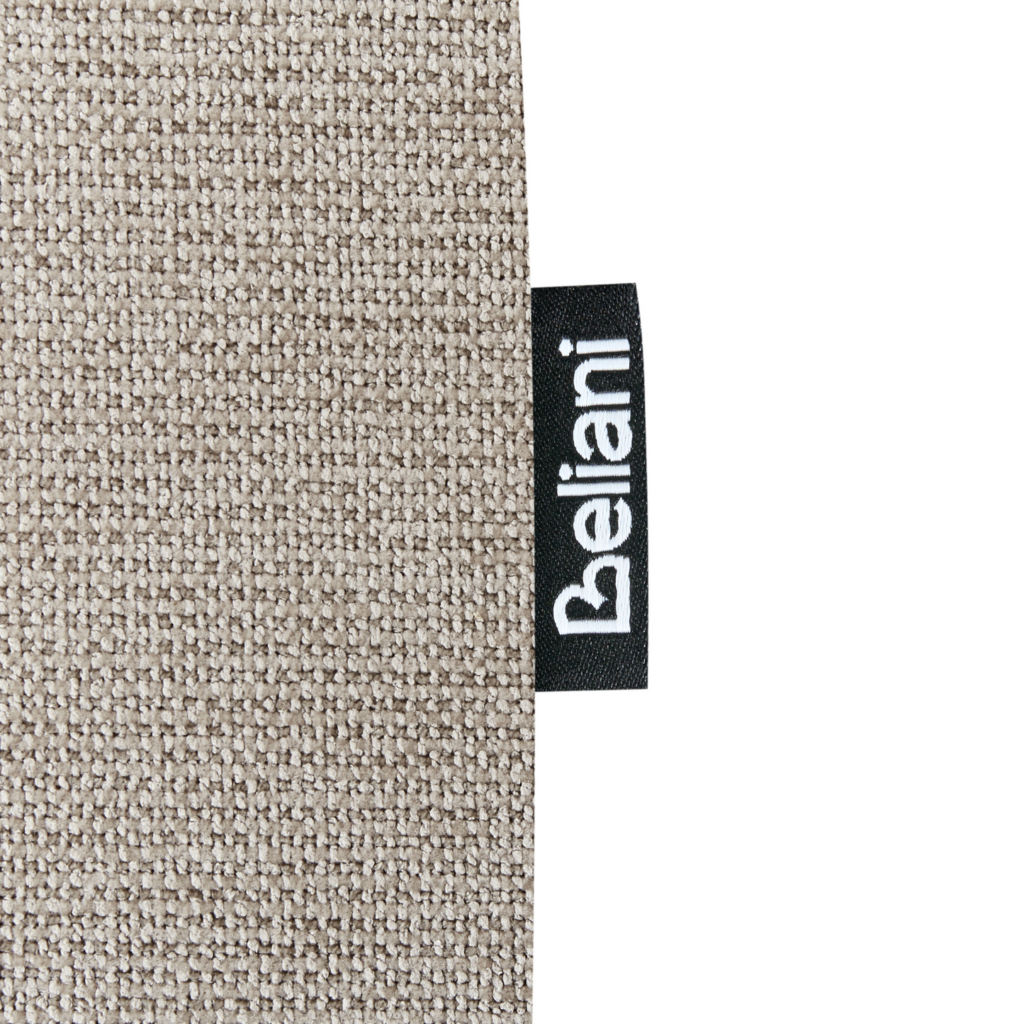 Dining Chairs Set Of 2 Dark Rubberwood Armless Taupe Fabric