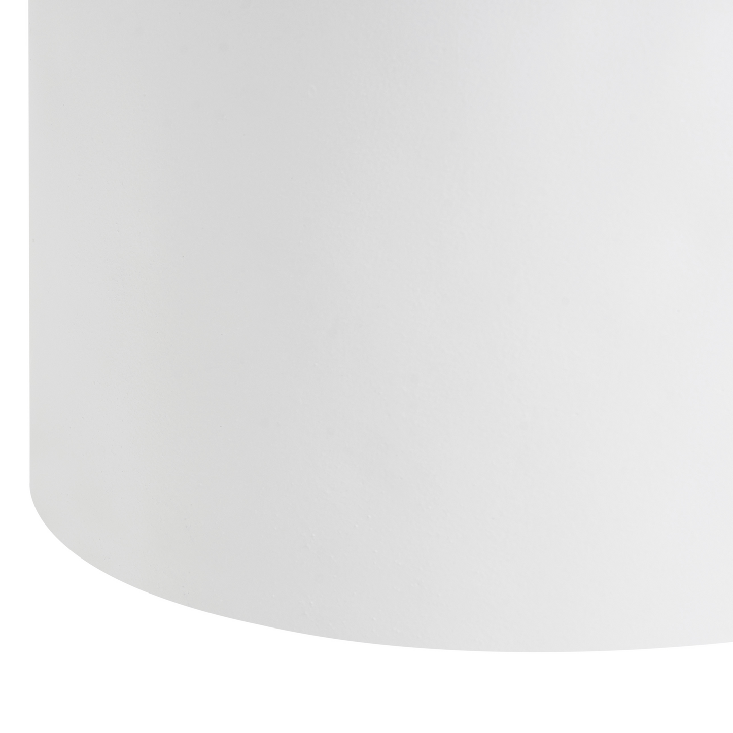 Side Table Off White Fibreglass Asymmetrical Top