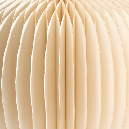 Pendant Lamp Beige Paper Shade Modern Living Room Light