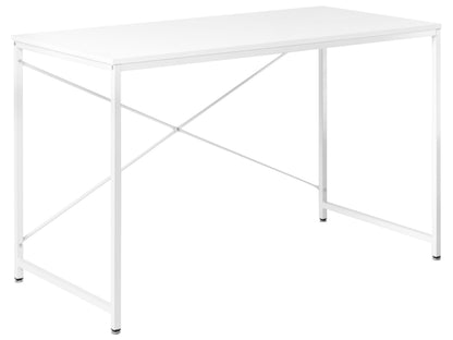 Aurora Desk White MDF Tabletop Powder Coated Iron Frame