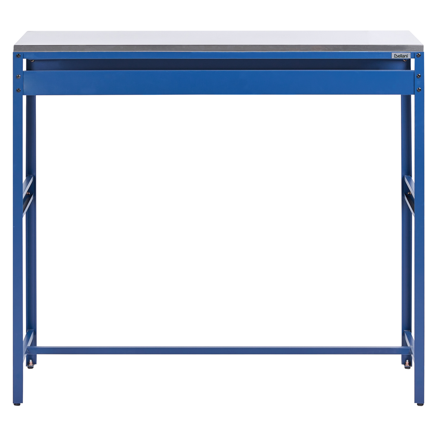 Suncrest Outdoor Bar Table Blue Stainless Steel Top Garden Dining