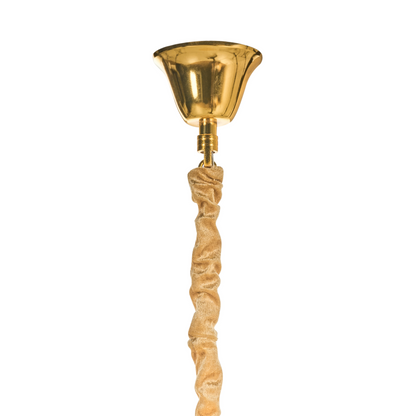 Chandelier Gold Metal Crystal Pendant Lamp 70cm Glamour Dining Room Living Room Elegant Centerpiece