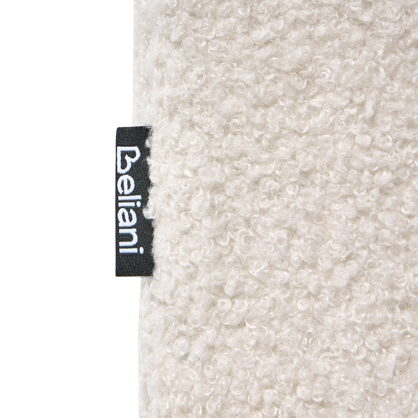 Ottoman Off White Boucle Modern Living Room