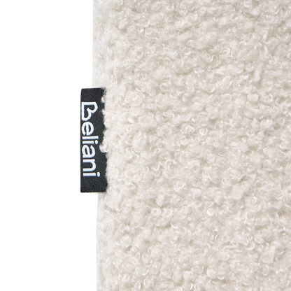 Ottoman Off White Boucle Modern Living Room
