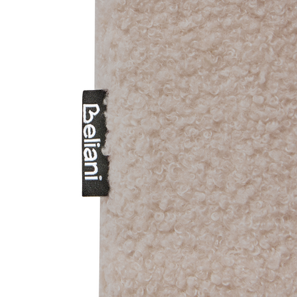 Beige Boucle Modular Ottoman For Living Room With Expanding Modules And Modern Elegance