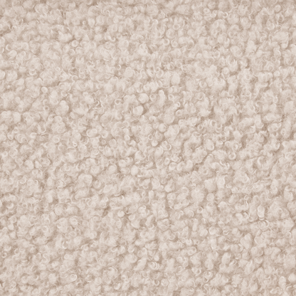 Beige Boucle Modular Ottoman For Living Room With Expanding Modules And Modern Elegance