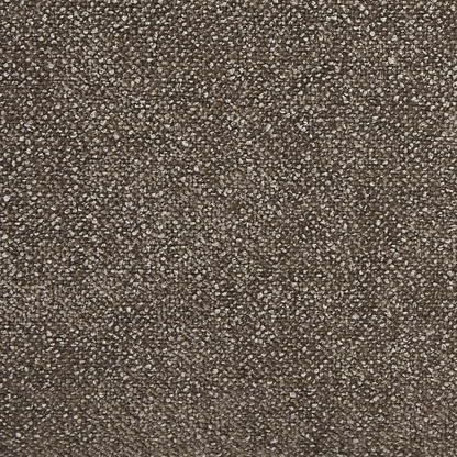 Home Boucle Bench Pouffe Brown With Wide Modern Legs