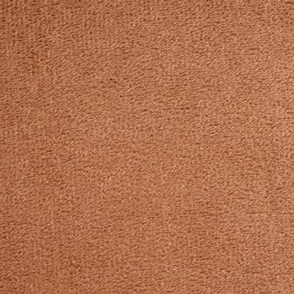 Macaron Velvet Pouffe Brown 50 x 50 x 30cm Round Decorative Seat