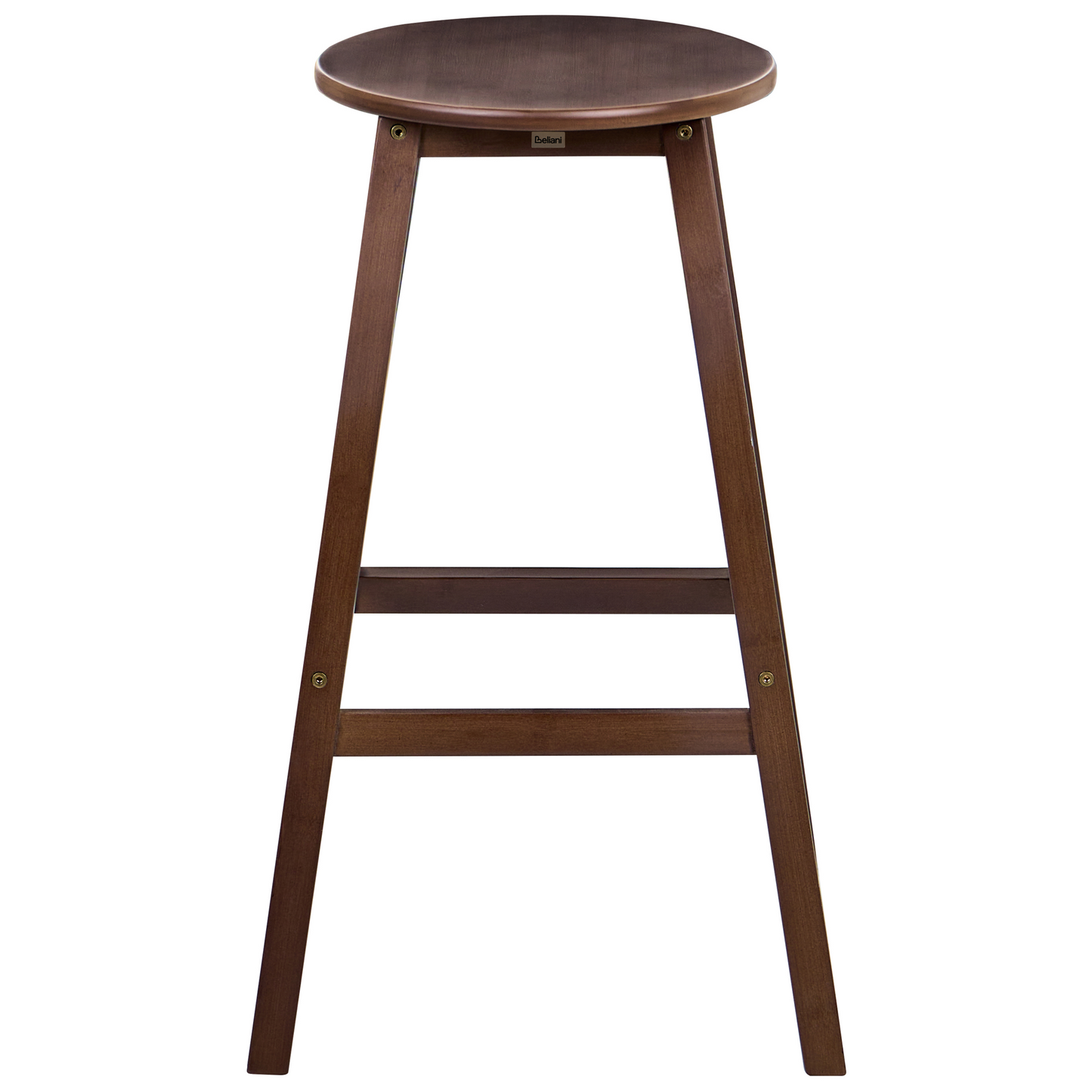 Timberline Bamboo Bar Stools Set Of 2 Dark Brown Wood Classic