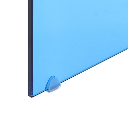 Vogui Glass Coffee Table Blue Semi Transparent 100 x 50cm