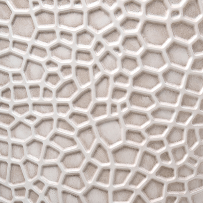 Beige Fibre Clay Flower Pot Modern Indoor Outdoor 43cm