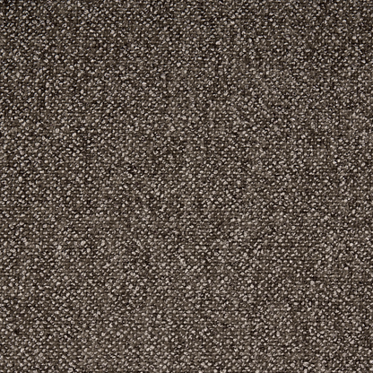 Ottoman Brown Fabric Plush Texture Cylindrical Legs