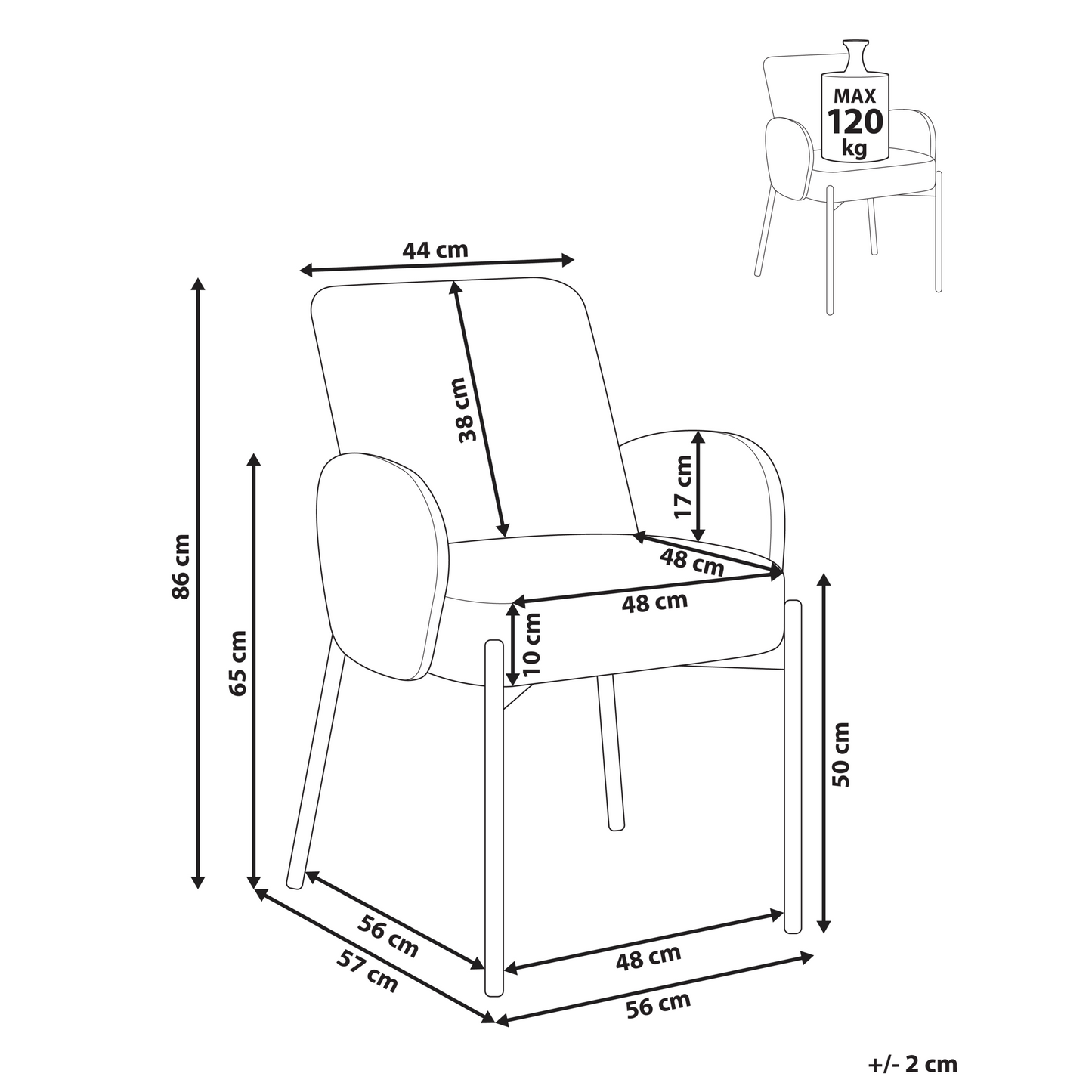 Dining Chair Light Beige Boucle Upholstery Iron Frame Retro Design For Sophisticated Dining Rooms