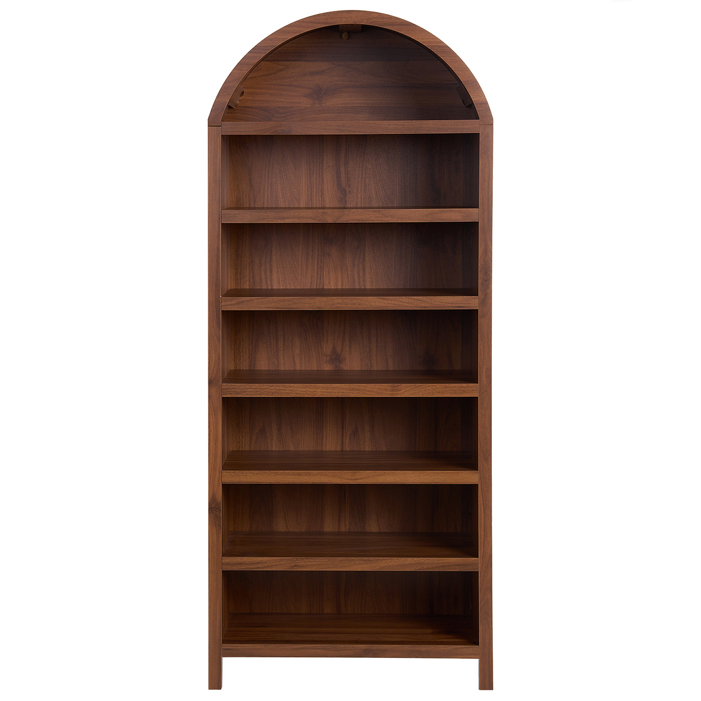 LuxeCasa Shoe Storage Cabinet Dark Brown MDF With 6 Adjustable Compartments For Shoes