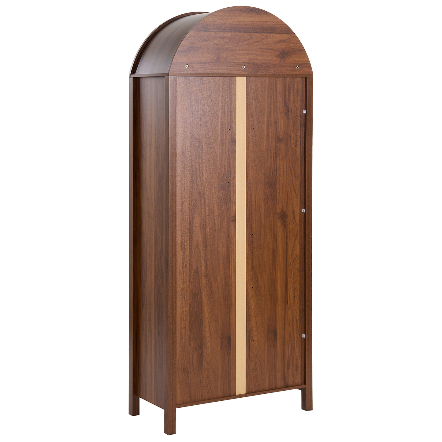 LuxeCasa Shoe Storage Cabinet Dark Brown MDF With 6 Adjustable Compartments For Shoes