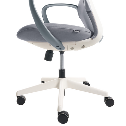 Zenith Office Chair Grey Mesh With Armrests And Tilt Backrest