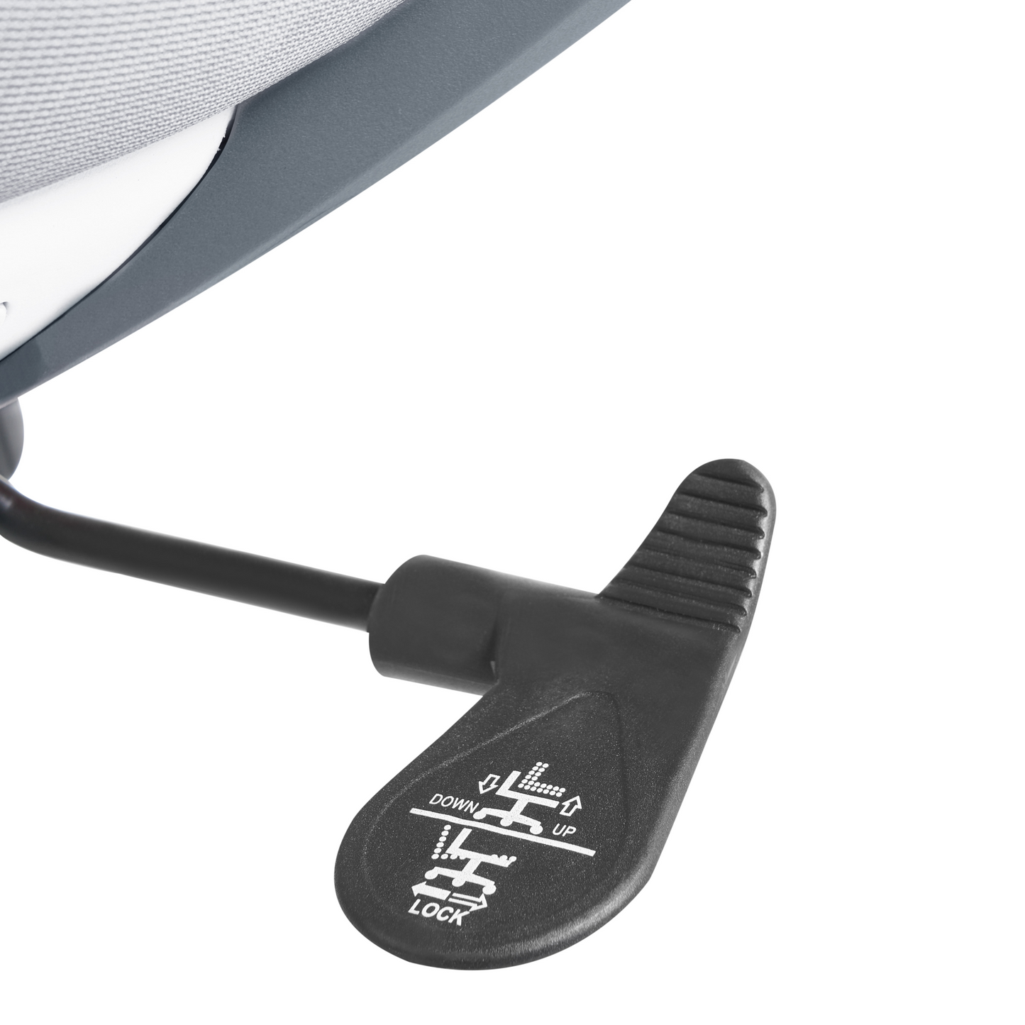 Zenith Office Chair Grey Mesh With Armrests And Tilt Backrest