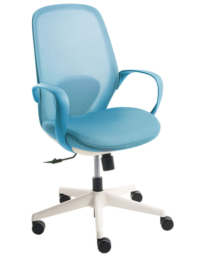Office Chair Blue Mesh Tilt Backrest Armrests Adjustable