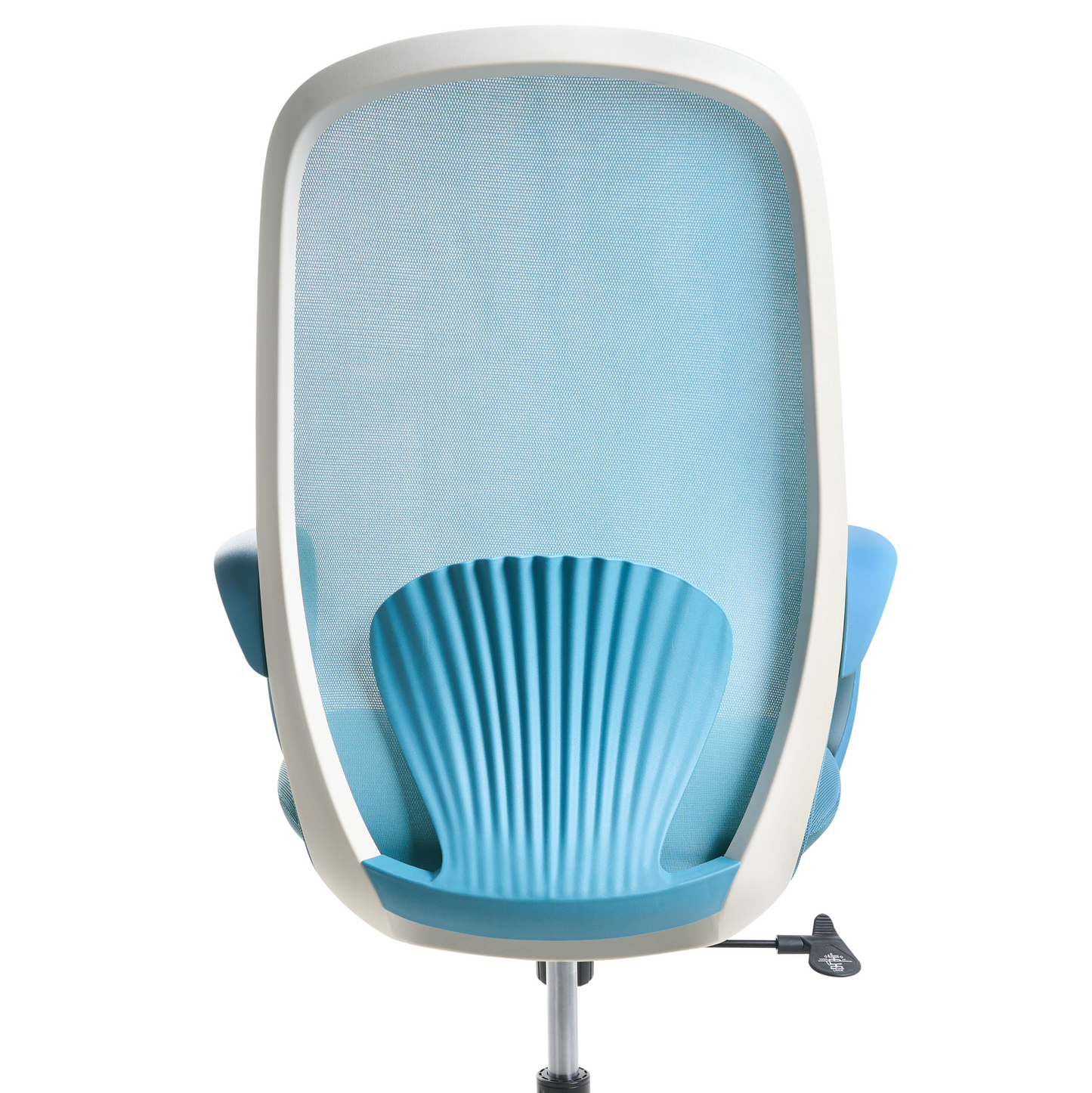 Office Chair Blue Mesh Tilt Backrest Armrests Adjustable