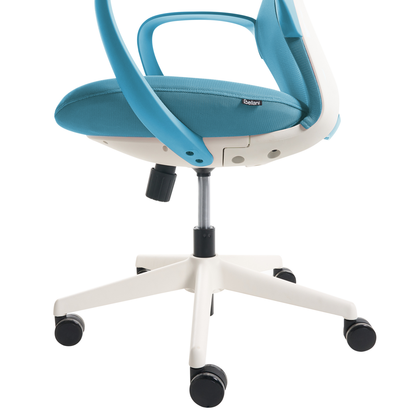 Office Chair Blue Mesh Tilt Backrest Armrests Adjustable