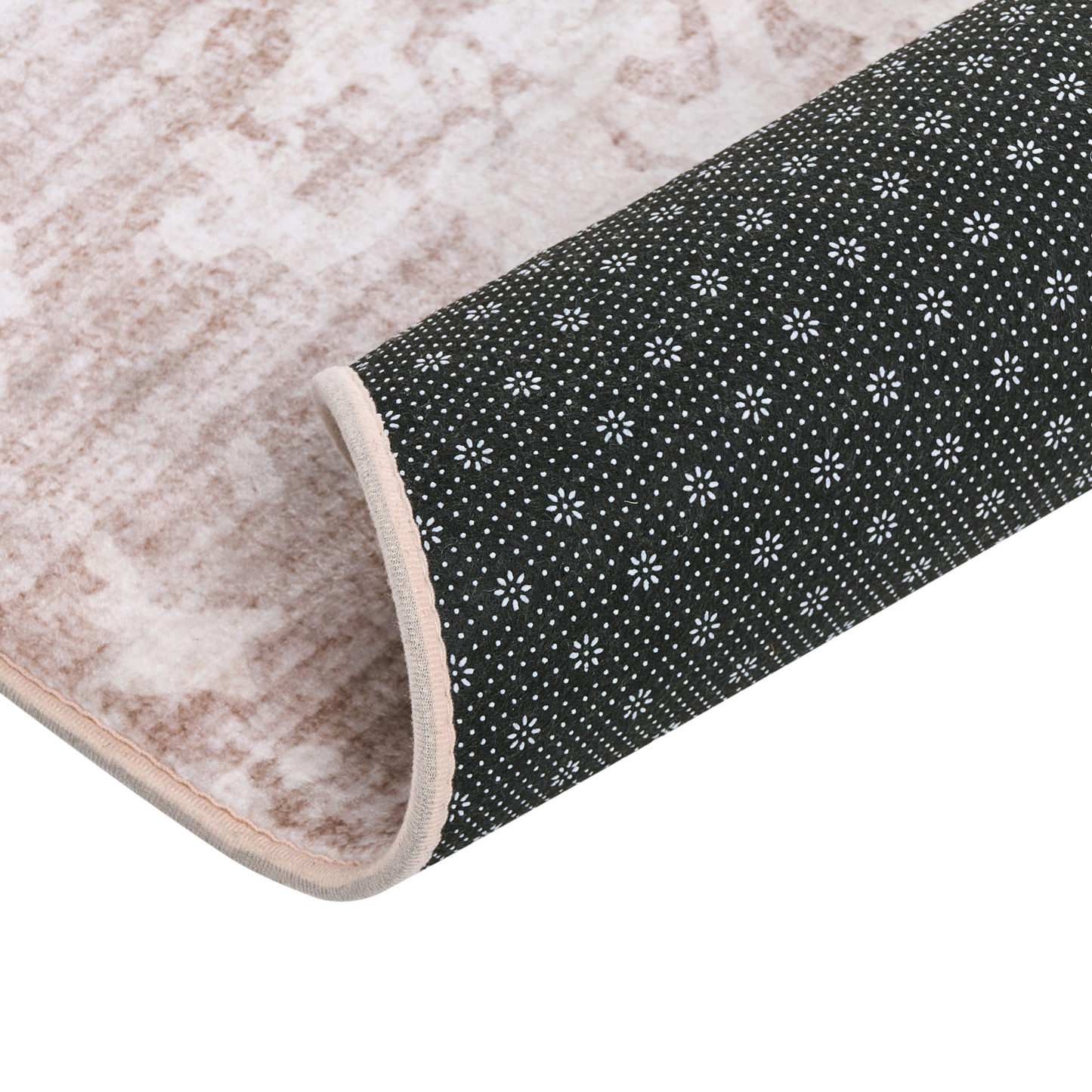 Area Rug Beige 140 x 200 Anti Slip
