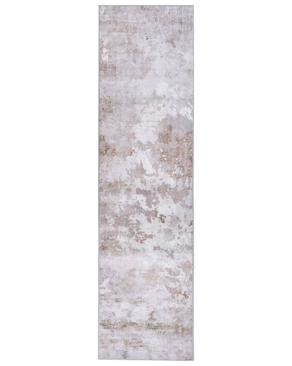 Multicolour Runner Rug 80 x 300cm Anti Slip Low Pile