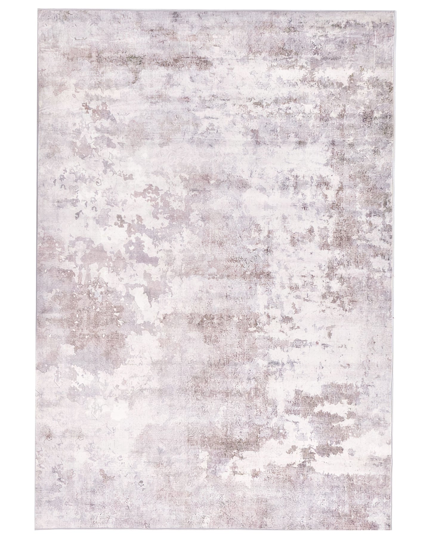 Multicolour Area Rug 140 x 200cm Modern Low Pile Anti Slip For Underfloor Heating