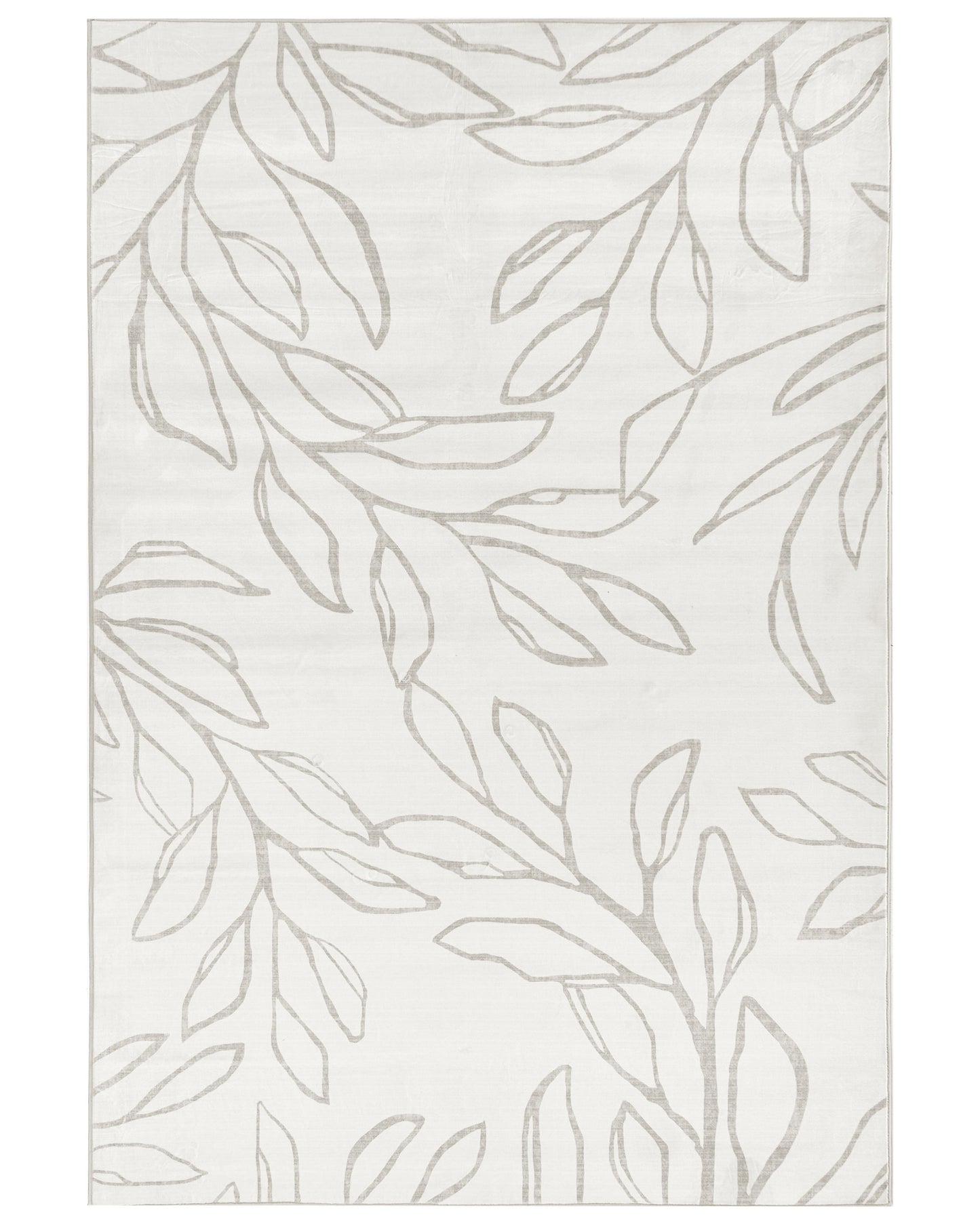 Light Beige 140 x 200cm Anti Slip Underfloor Rug
