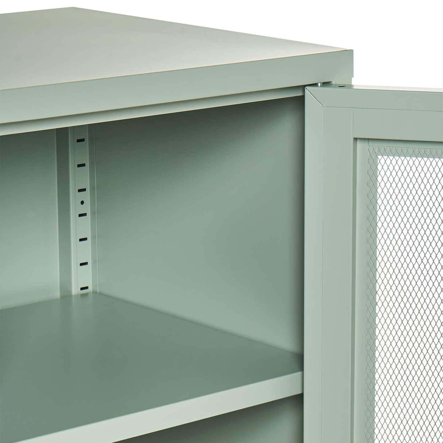 Luxor Mint Green Office Cabinet 2-Door Locking Metal Storage