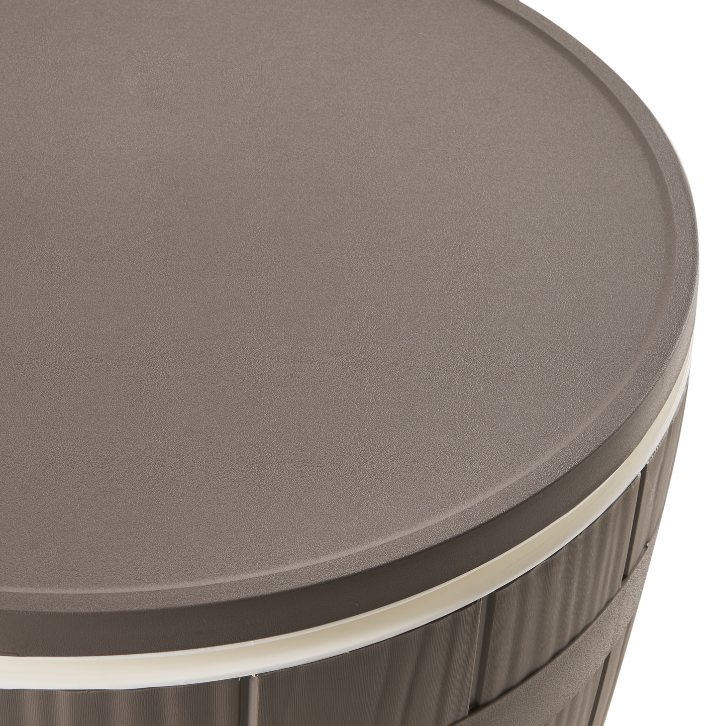 Garden Cool Bar Taupe 48cm Built-In Cooler Table Height Adjustment